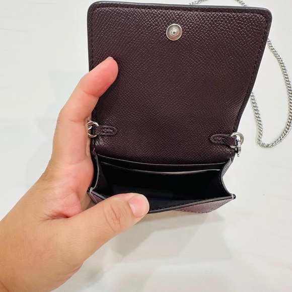 Coach Metallic Purple Mini-wallet Bag - Picture 7 of 10